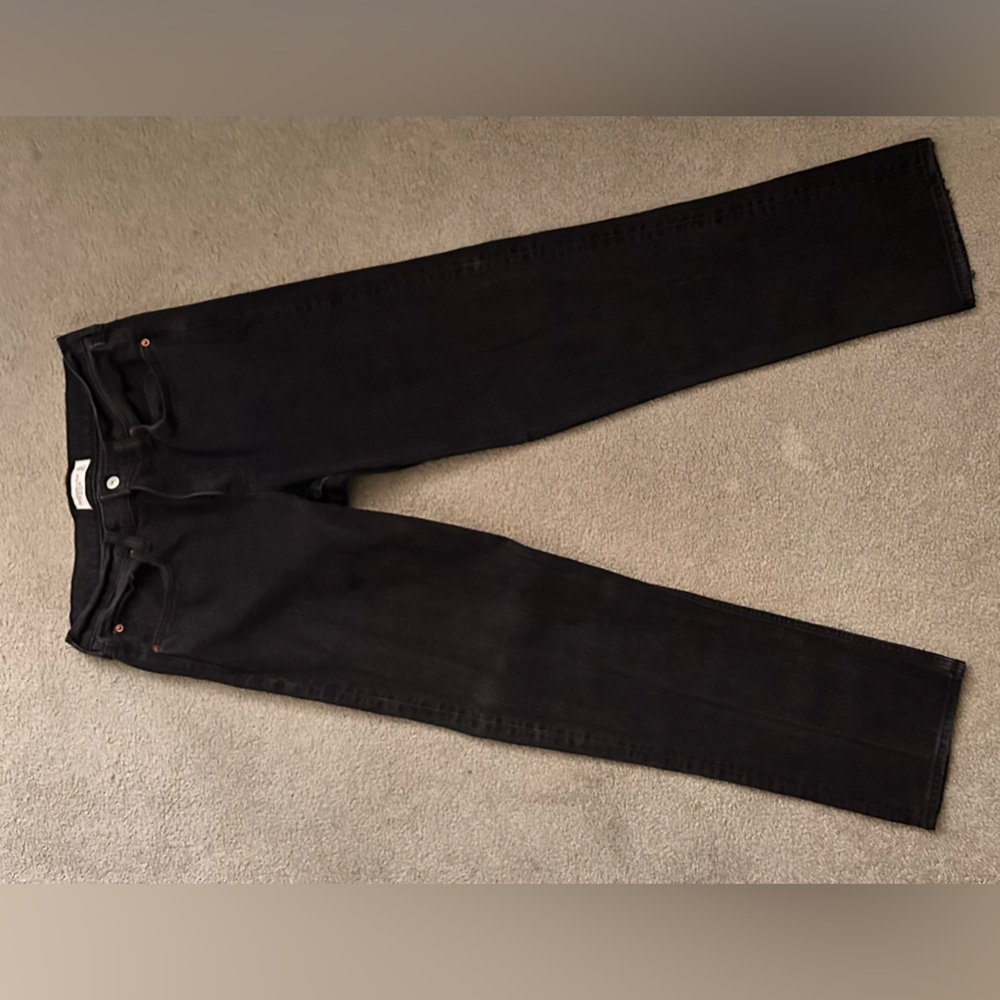 Abercrombie & Fitch Black Straight Leg Jeans